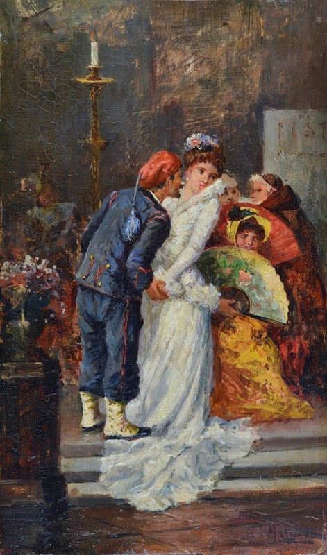 Fortunino Matania - Gli sposi
