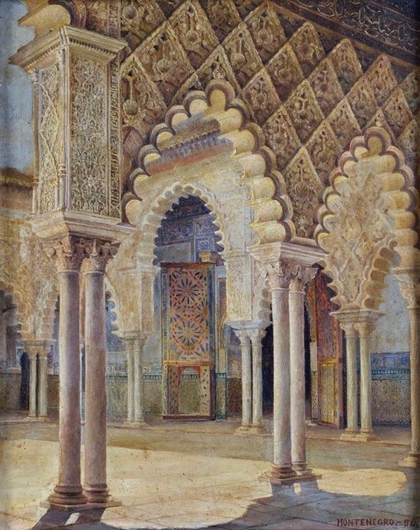 Julio Montenegro - Chiostro arabo