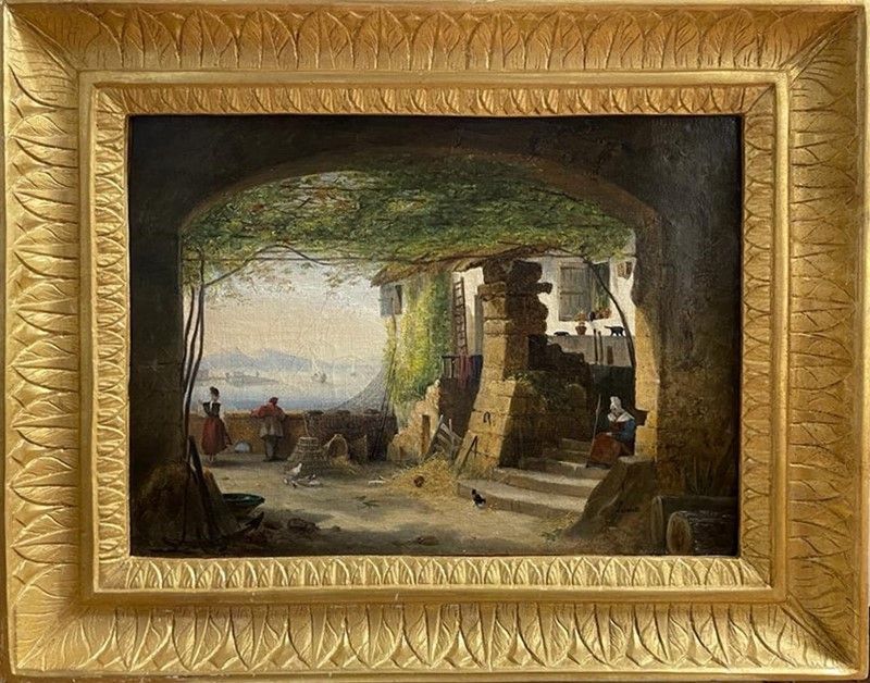 Charles Louis Lesaint - Casa dei Pescatori