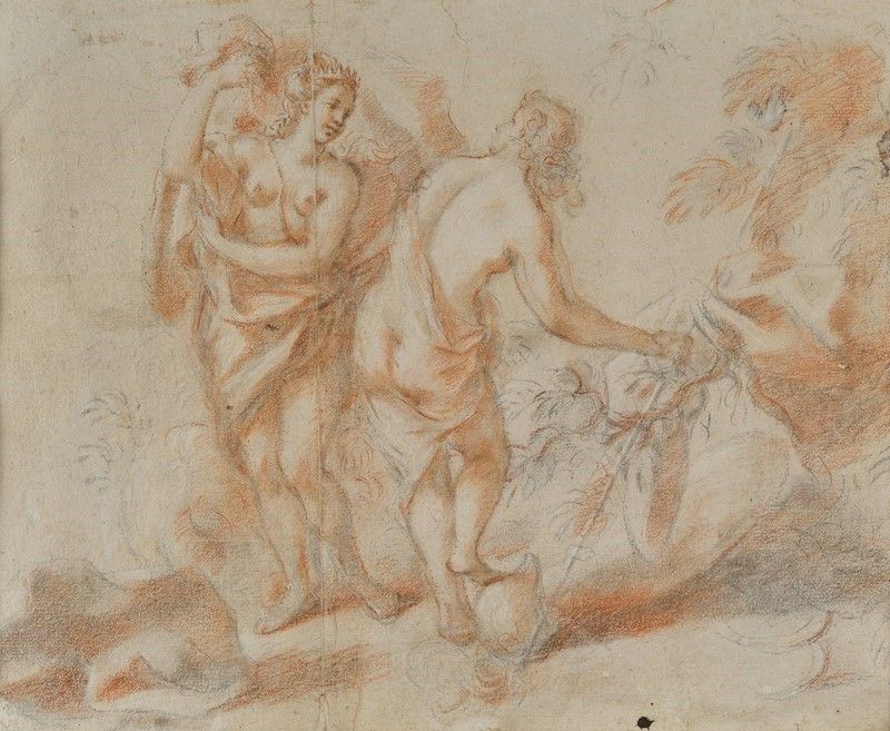 Scuola Italia Meridionale, XVII - XVIII Sec. - Figure Femminili