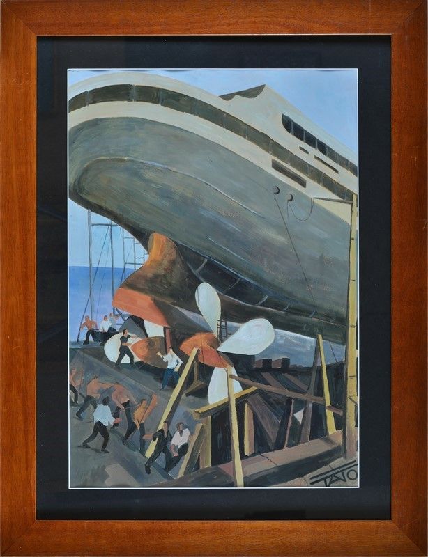 (guglielmo Sansoni) Tato - Il Varo della Nave