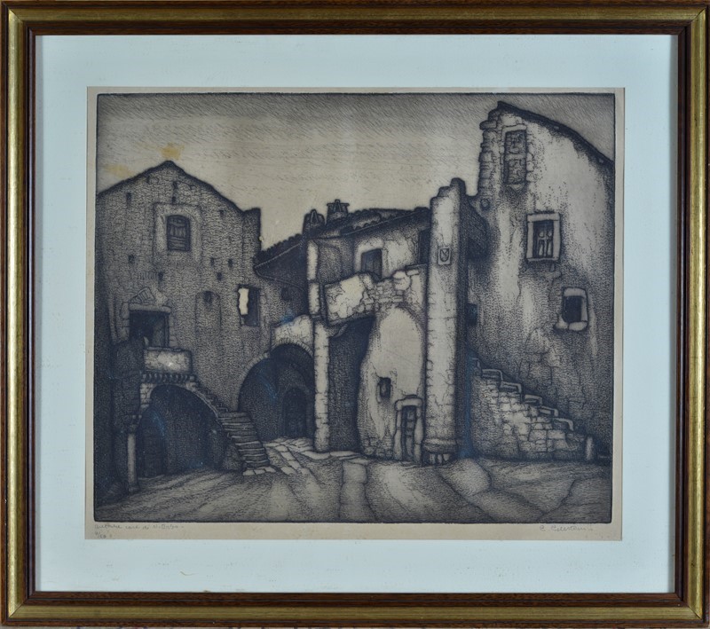 Celestino Celestini - Antiche Case di Viterbo