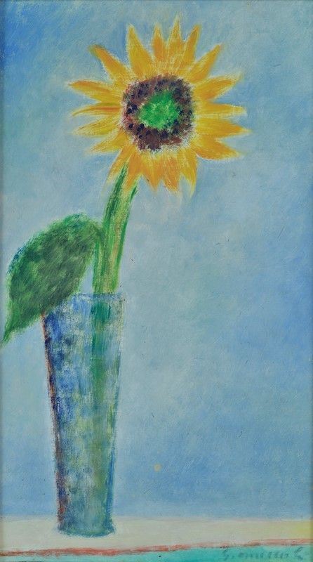 Giovanni Omiccioli - Girasole nel vaso