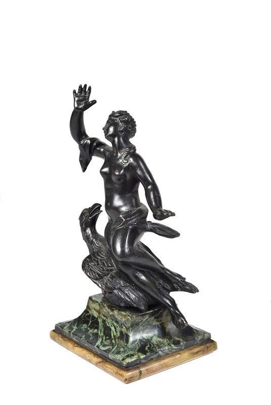 Scuola Italia Centrale, XVII sec. - Giunone e Zeus in forma di aquila
