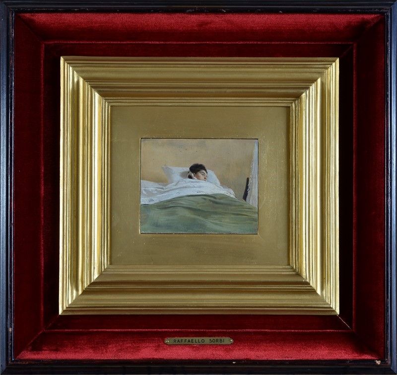 Raffaello Sorbi - Ragazza nel Letto