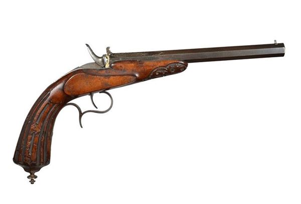 Breech-loading room pistol