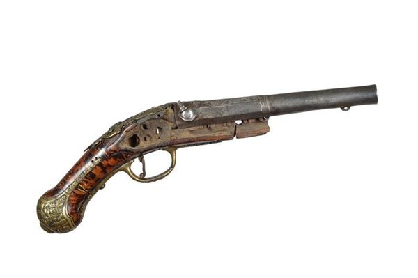 Parte di una pistola ridotta a luminello