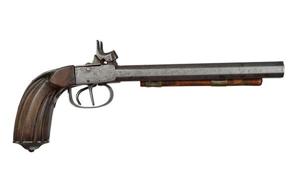 Juxtaposed barrel pistol