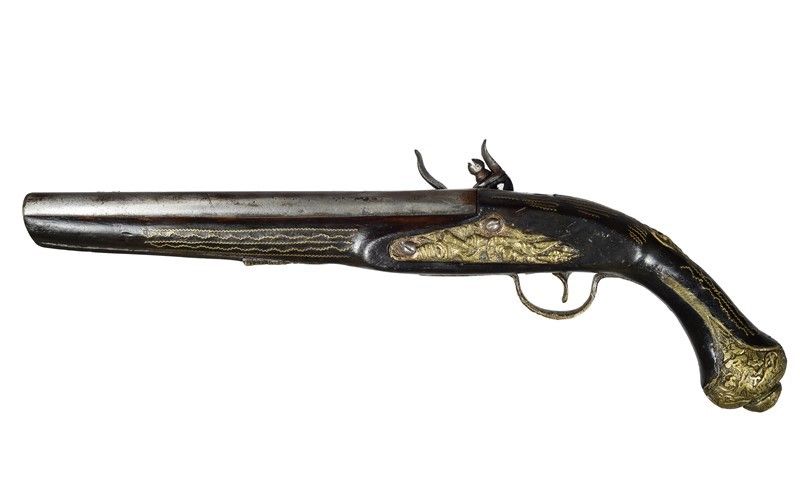 Pistola Orientale a Pietra Focaia