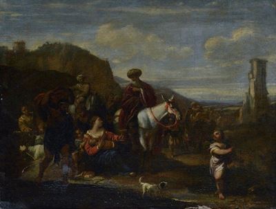 Paesaggio con Cavalieri e Contadini