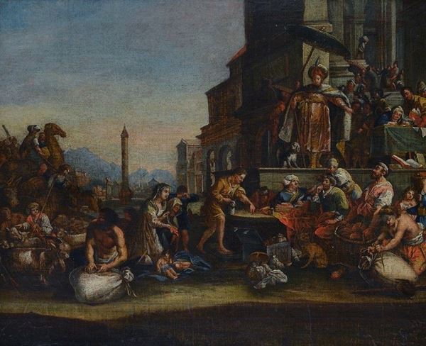 Scuola Fiamminga, XVII sec. - Payment of the tax
