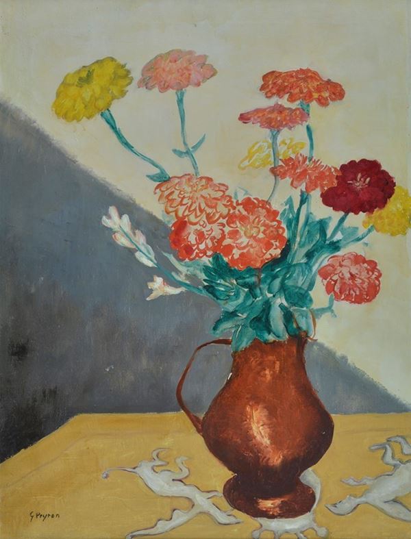 Guido Peyron - Flowers in the jug