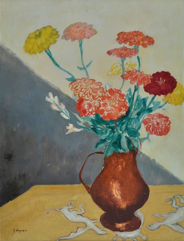 Guido Peyron - Fiori nella brocca 