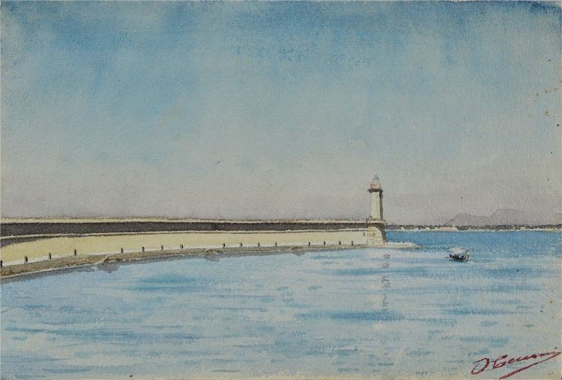 Olinto Cecconi - Molo di Livorno