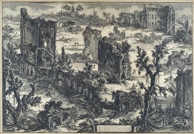 Veduta delle Terme di Tito