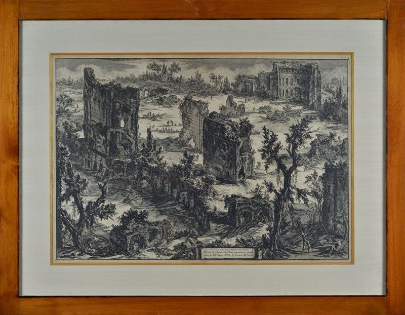Giovanni Battista Piranesi - Veduta delle Terme di Tito