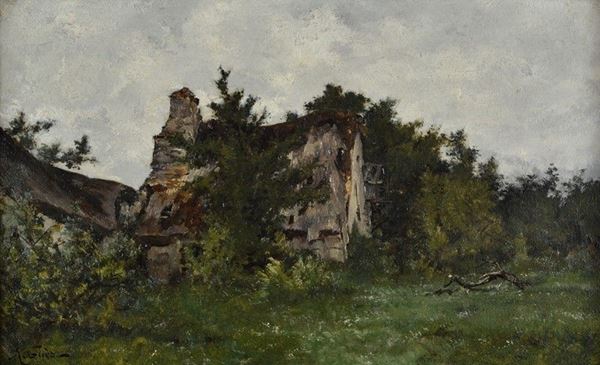 Attr. a Francois Gues - Maison abandonn&#233;e