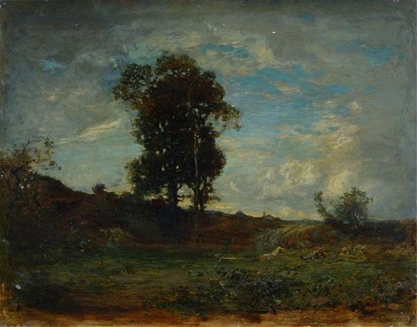 Antonio Fontanesi - Landscape at dusk