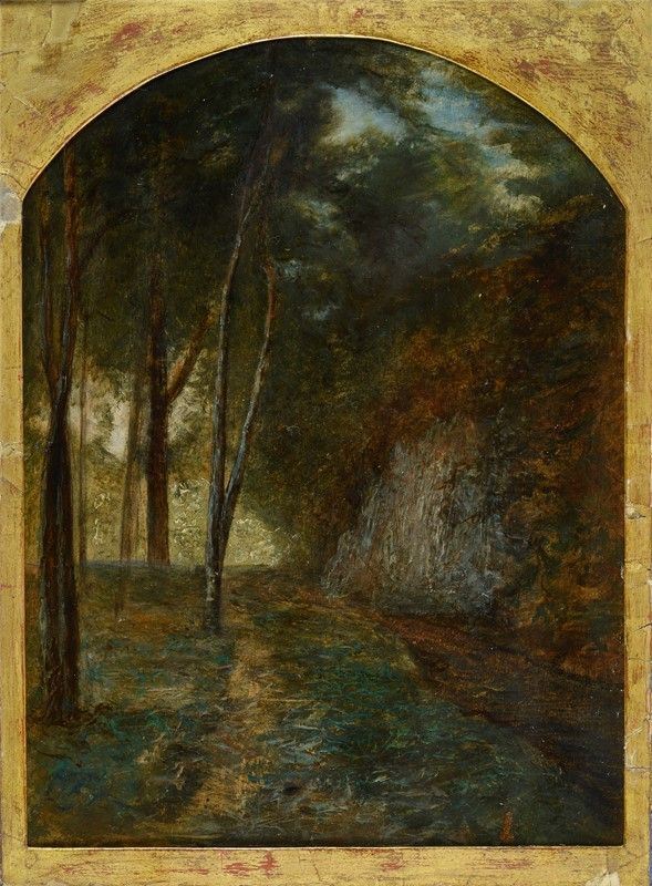 Antonio Fontanesi - Paesaggio Boschivo