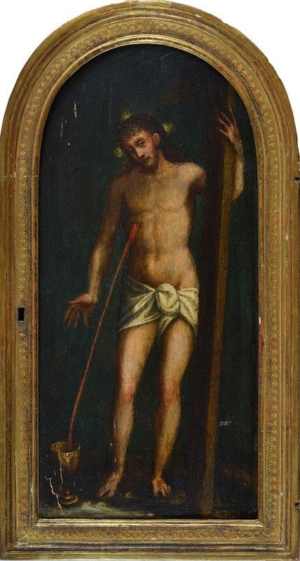 Scuola Italia Settentrionale, XVI sec. - Cristo con simboli della Passione