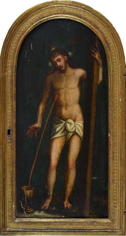 Scuola Italia Settentrionale, XVI Sec. - Cristo con Simboli della Passione