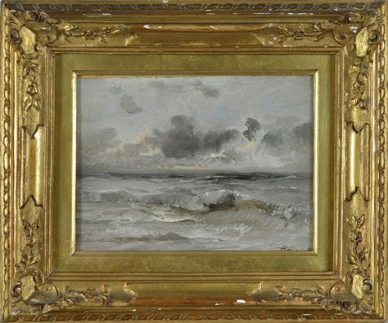Pompeo Mariani - Mare in Tempesta