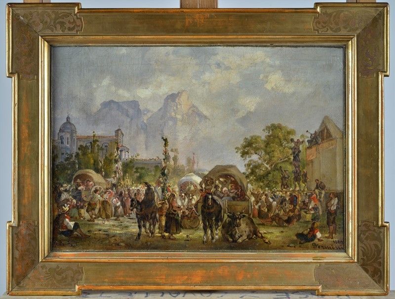 Ambrogio Fermini - Accampamento Militare; Festa Paesana
