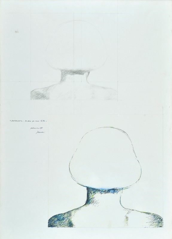 Franco Sarnari - Study for a head