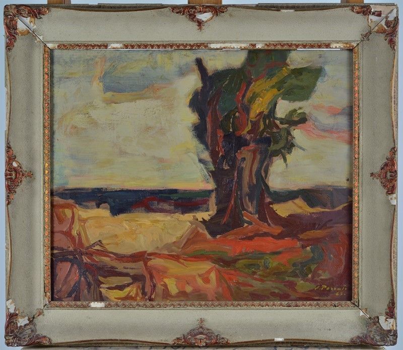 Epifanio Pozzato - Vecchio Albero in Riva al Mare
