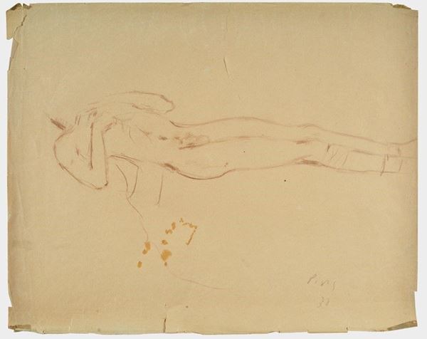 Filippo de Pisis - Reclining nude