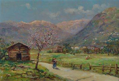 Paesaggio Montano in Primavera