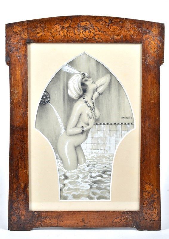 Raphael Kirchner - Nudo di Donna