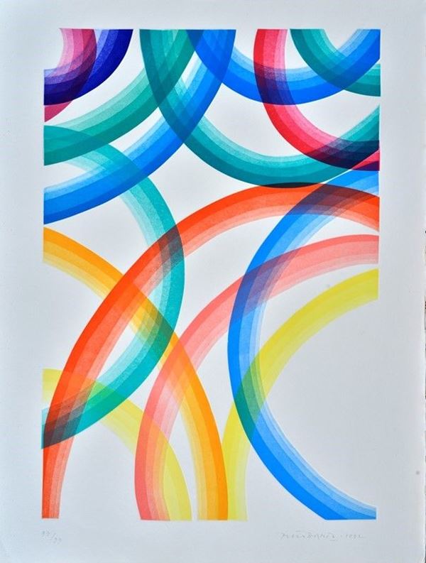 Piero Dorazio : Senza titolo  (1992)  - Asta Arte Moderna e Contemporanea, Grafica e Multipli - Galleria Pananti Casa d'Aste
