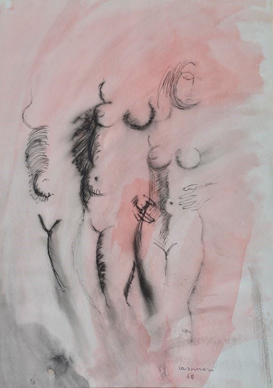 Bruno Cassinari - Naked