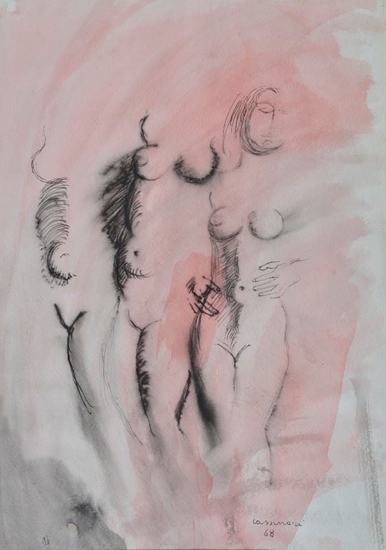 Bruno Cassinari - Nudo