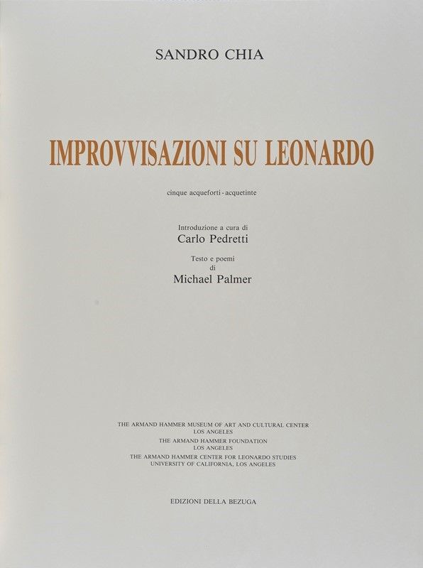 Sandro Chia - Improvvisazioni su Leonardo