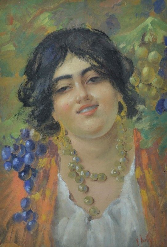 Vincenzo Irolli - Volto di donna
