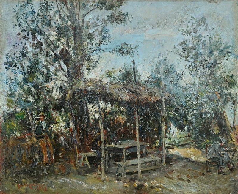 Guido Casciaro - Riposo Sotto il Pergolato