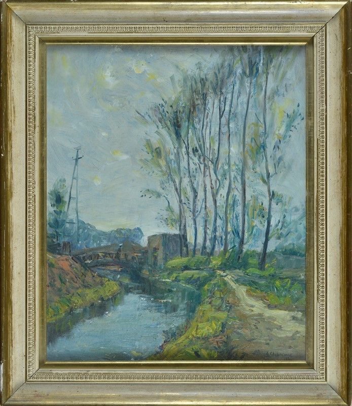 Alberto Chiancone - Paesaggio Fluviale