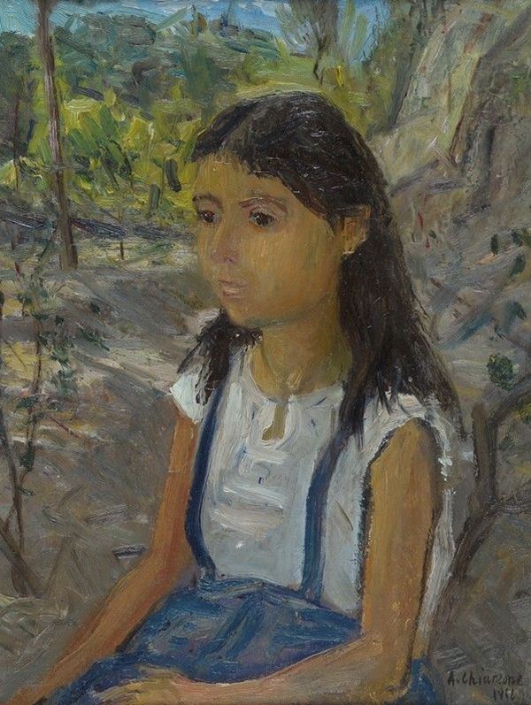 Alberto Chiancone - Bambina seduta