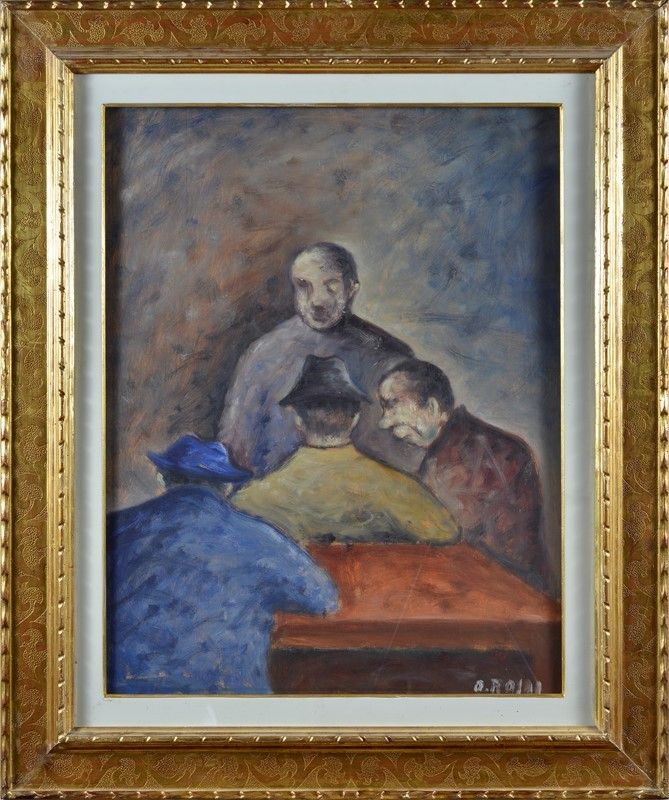 Ottone Rosai - Figure al Tavolo