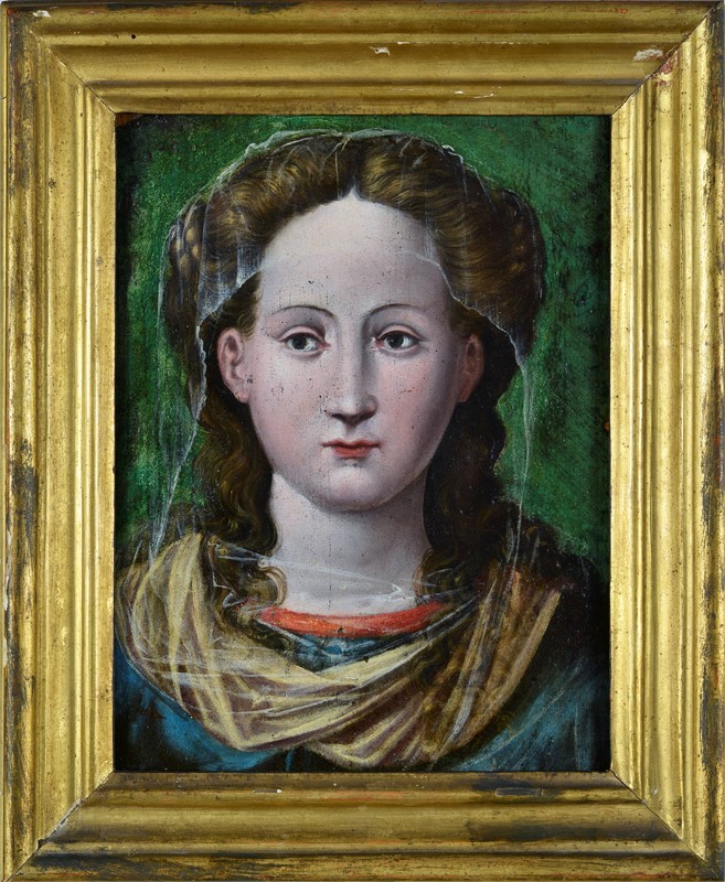 Scuola Emiliana, Inizi XVI Sec. - Volto di Madonna