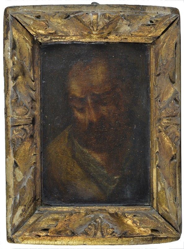 Scuola Italia Settentrionale, XVII sec. - Testa di Santo
