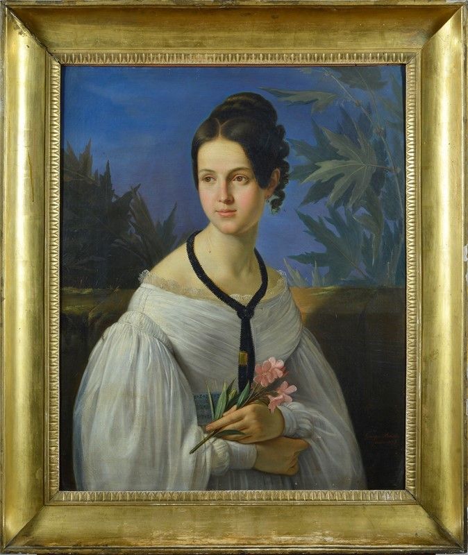 Giuseppe Bonolis - Ritratto di Carolina De Crescenzi