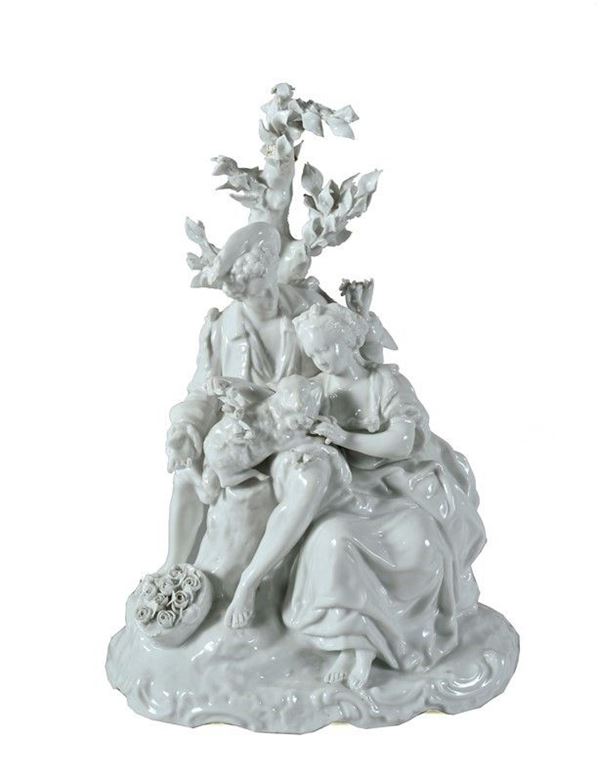 Pastoral idyll  - Auction ANTIQUES - I - Galleria Pananti Casa d'Aste