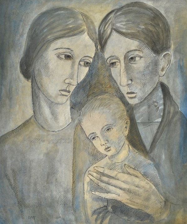 Ubaldo Oppi - Famiglia