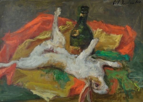 Osman Lorenzo de Scolari - Still life with rabbit