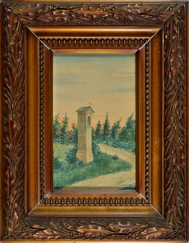 Anonimo, XX Sec. - Strada di Campagna