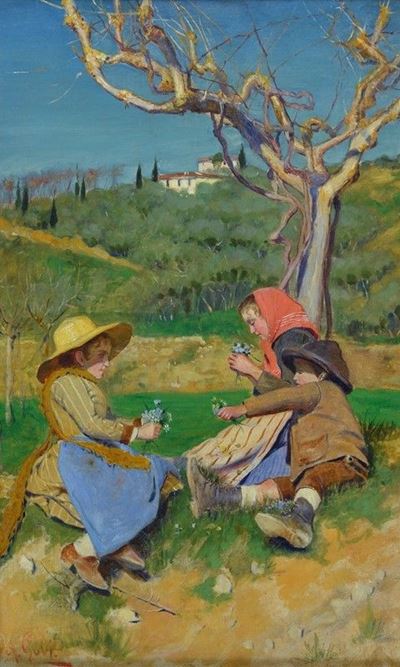 Paesaggio con Contadinelli