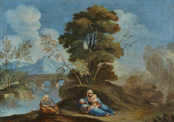 Giuseppe Zola - The rest during the flight into Egypt